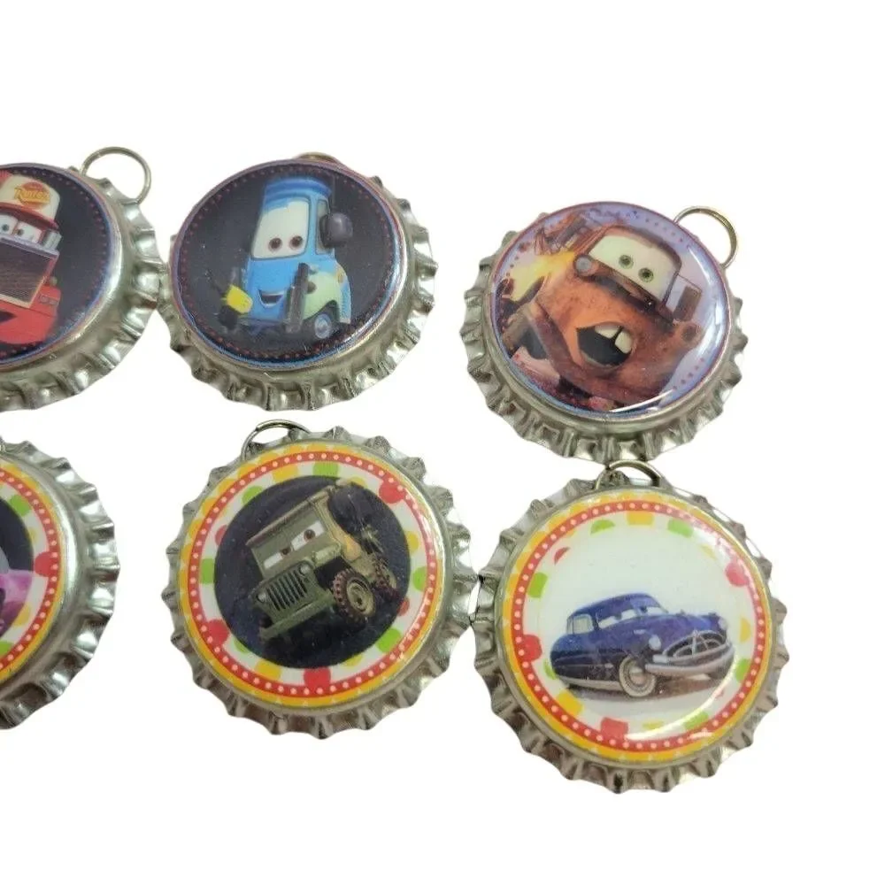 Disney Cars bottle cap charms
